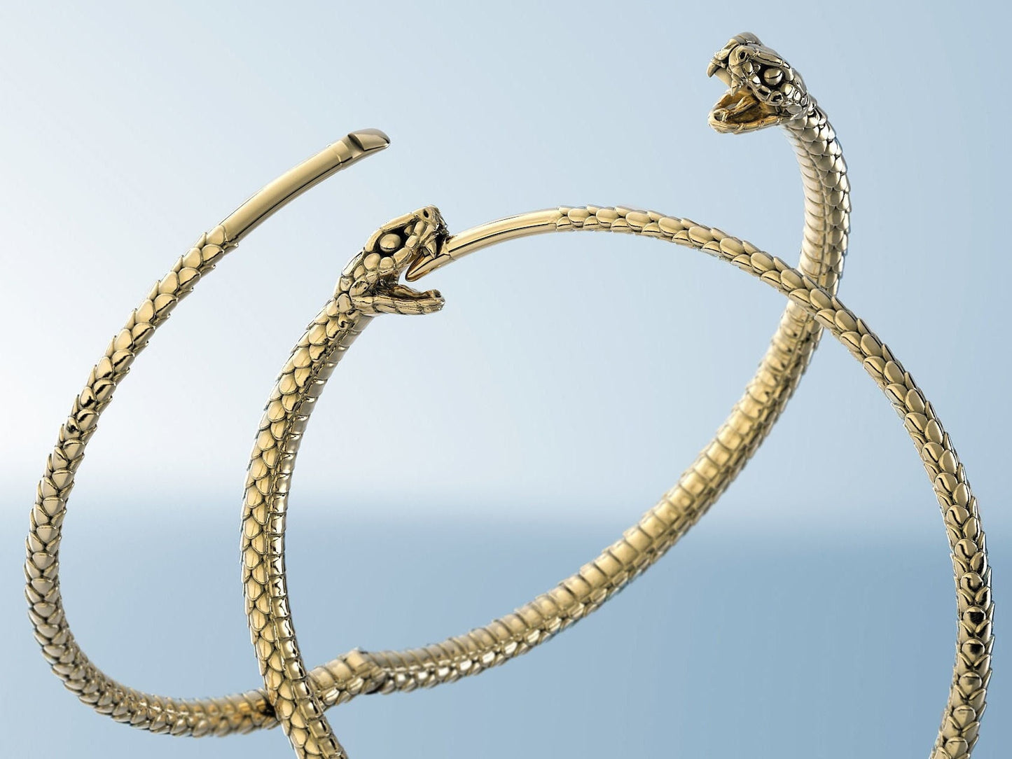 Snake Ouroboros Bangle. Snake Bangle. Snake hoops Animal Lover Gift Serpent Bangle - Snake Bangle - Animal Bangle Gift for Her Gift for him