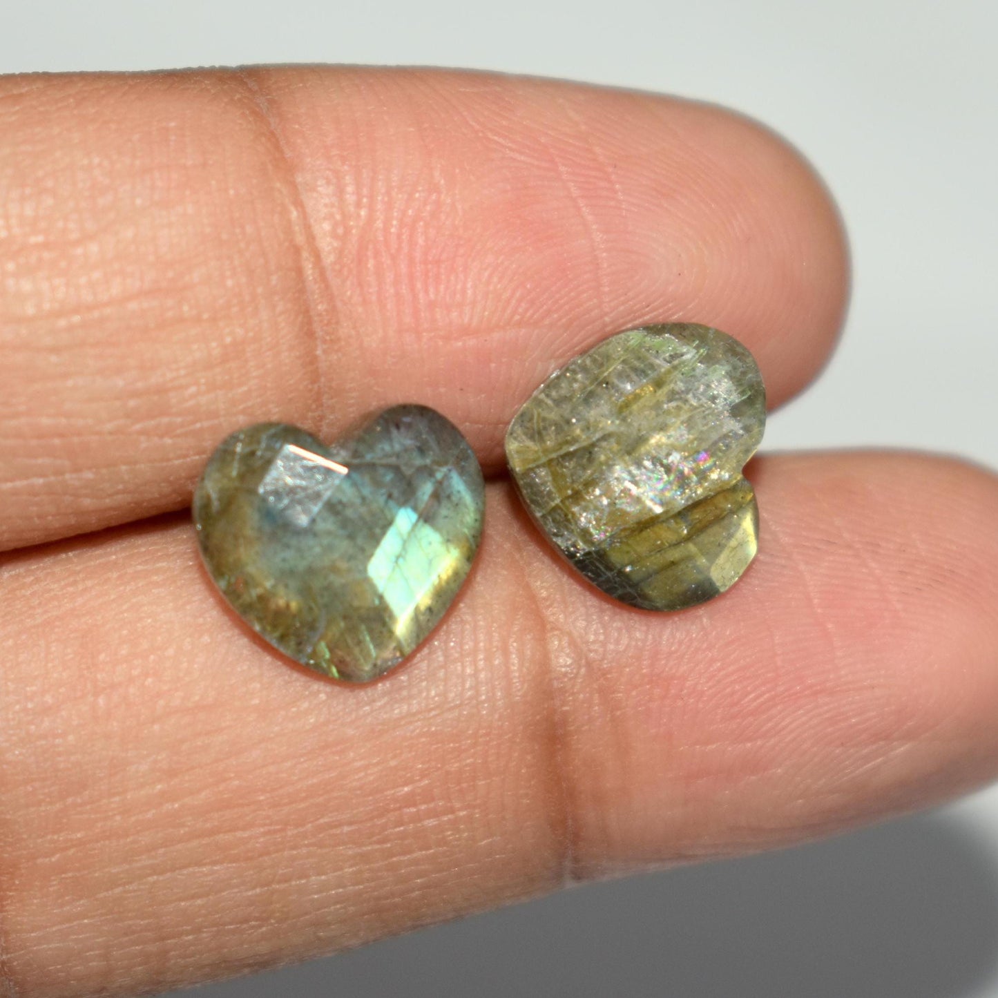 Labradorite Stud earrings Gold Plated Push Back Stud Gift for her Best Gift Mens Stud Men stud Stud for men