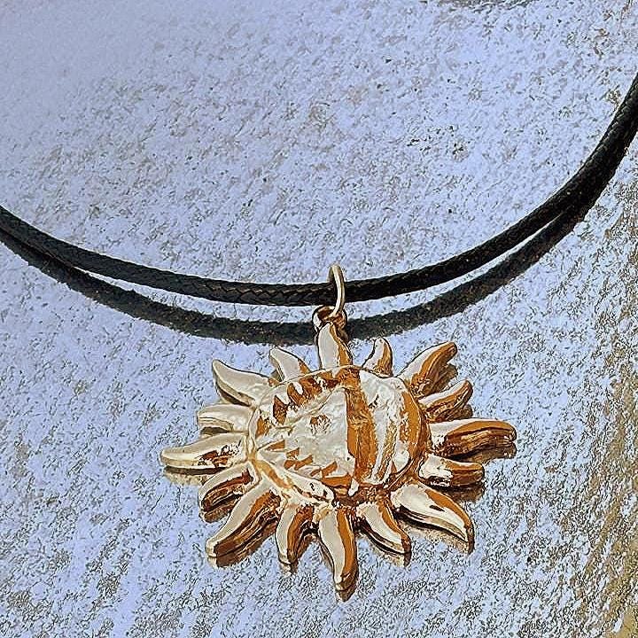 Sun Pendant Necklace Pendant Mens Necklace Womens Sun Star Pendant Jewelry Gift for Boyfriend/girlfriend Gift for Him/her
