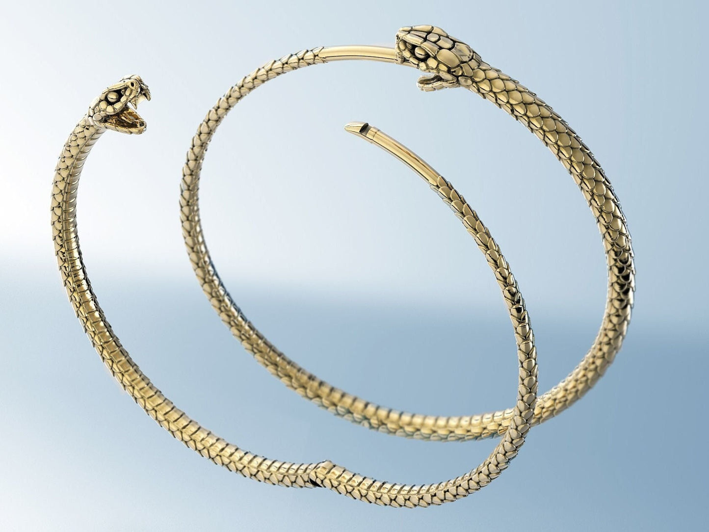 Snake Ouroboros Bangle. Snake Bangle. Snake hoops Animal Lover Gift Serpent Bangle - Snake Bangle - Animal Bangle Gift for Her Gift for him