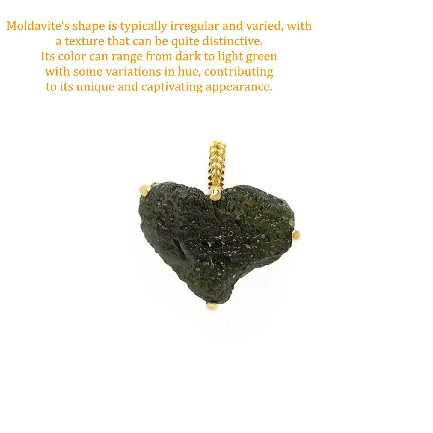 Moldavite Pendant / Moldavite Jewelry / Moldavite Necklace / Tektite Pendant / Authentic Moldavite / Genuine Moldavite / Moldavite Crystal