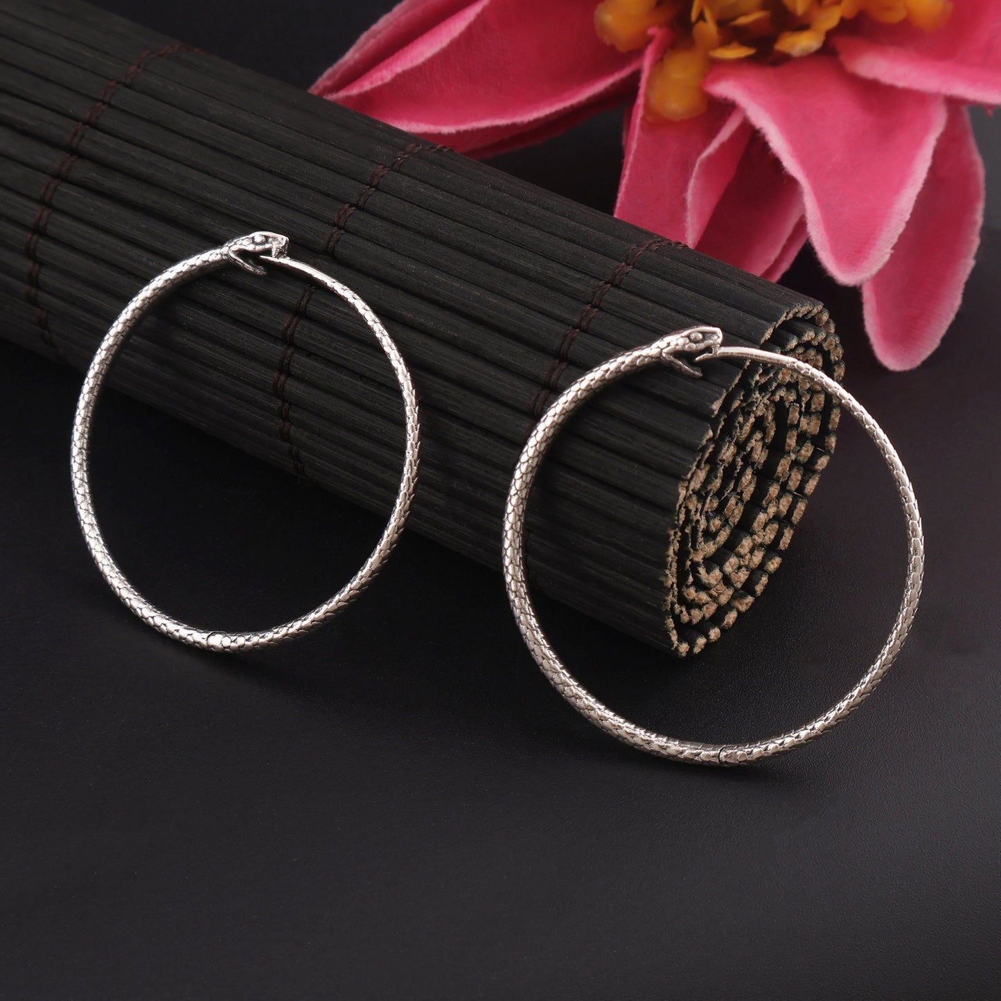Snake Ouroboros Earrings. Snake Earrings. Snake hoops Animal Lover Gift Serpent Earrings - Snake Earrings - Animal Earrings - Gift for Her