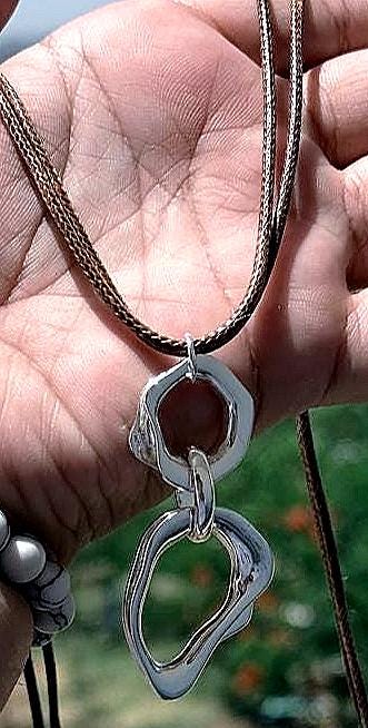 Mobius Circle Pendant Necklace, Available in Silver, Gold or Rose Gold Color, Mobius Strip Necklace
