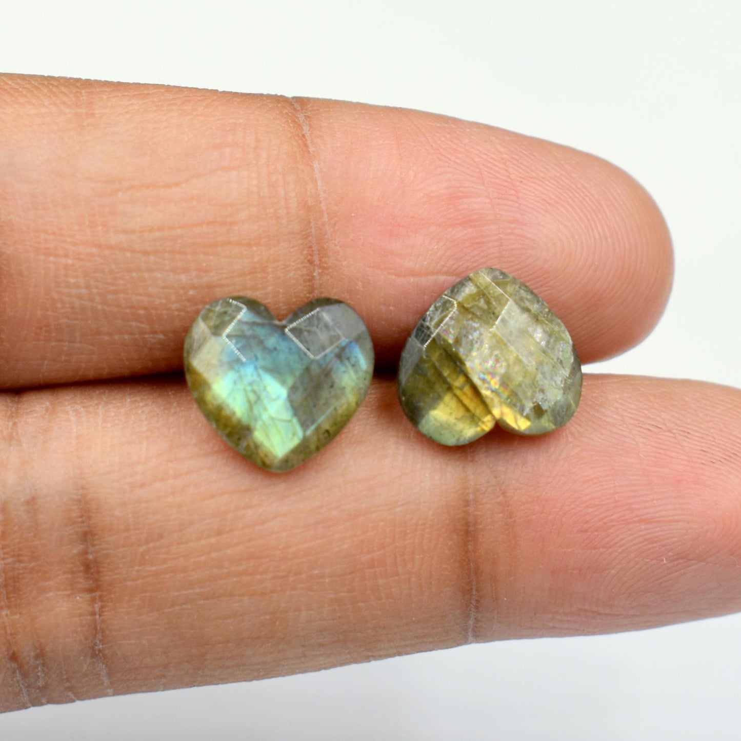 Labradorite Stud earrings Gold Plated Push Back Stud Gift for her Best Gift Mens Stud Men stud Stud for men