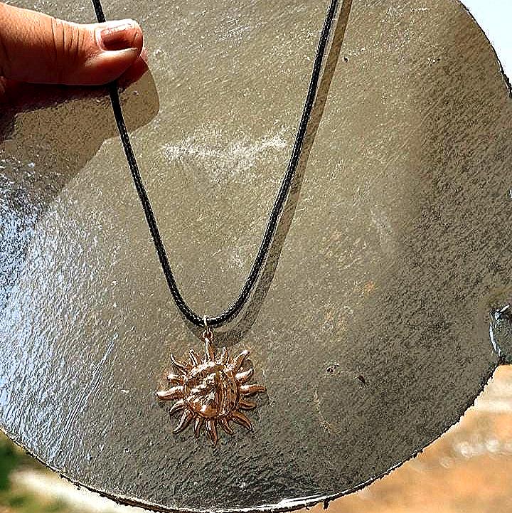 Sun Pendant Necklace Pendant Mens Necklace Womens Sun Star Pendant Jewelry Gift for Boyfriend/girlfriend Gift for Him/her