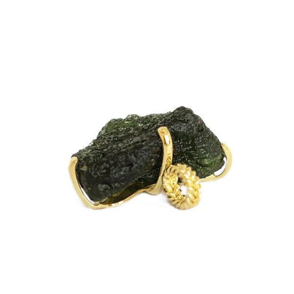 Moldavite Pendant / Moldavite Jewelry / Moldavite Necklace / Tektite Pendant / Authentic Moldavite / Genuine Moldavite / Moldavite Crystal