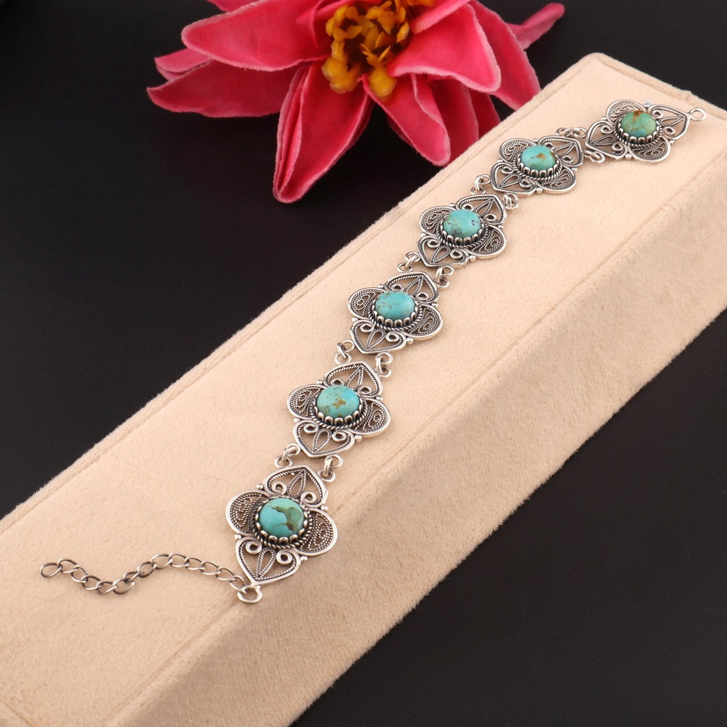 Natural Stone bracelet Vintage Style handmade Silver Bracelet Women Gift Bracelet best gift Christmas gift Handmade Bracelet For Gift