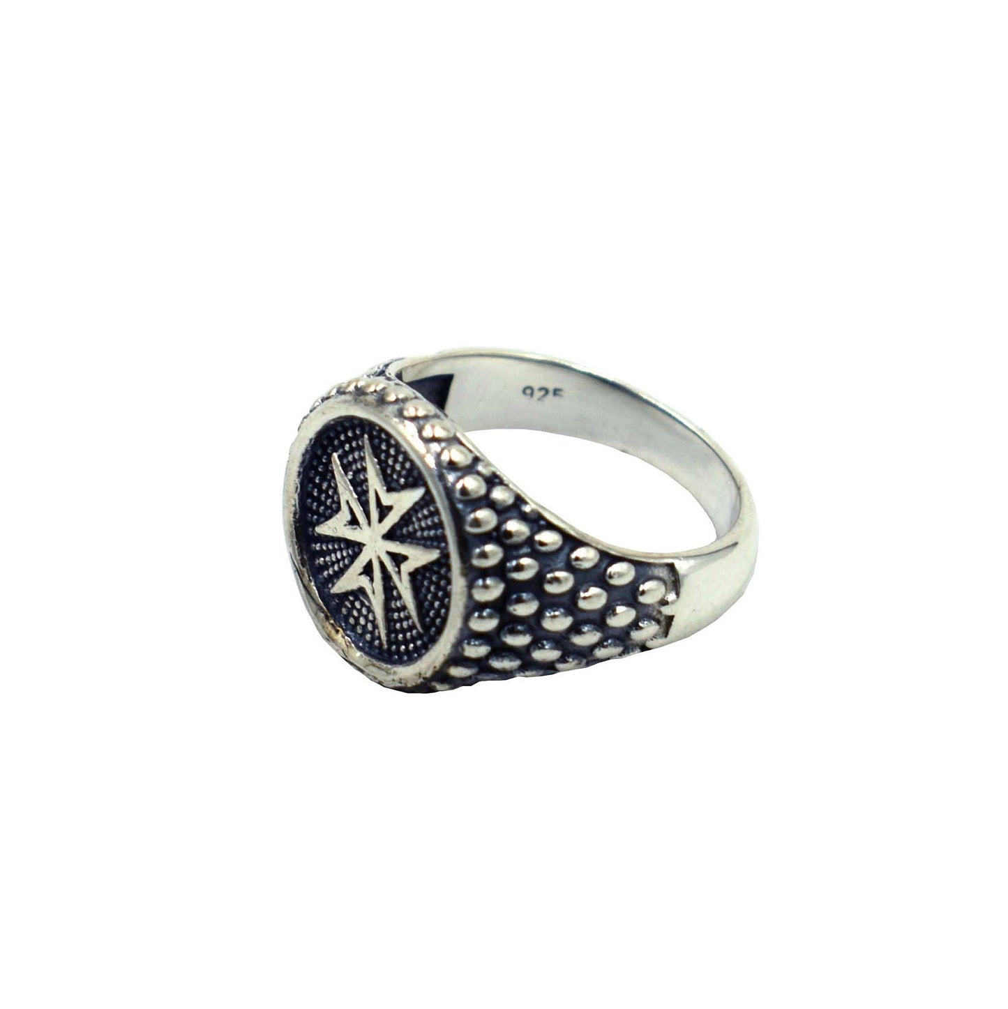 Silver Ring 925 Sterling Silver Statement Oxidized Ring Jewelry Beautiful star Sign Silver Rings For Boys & Girls