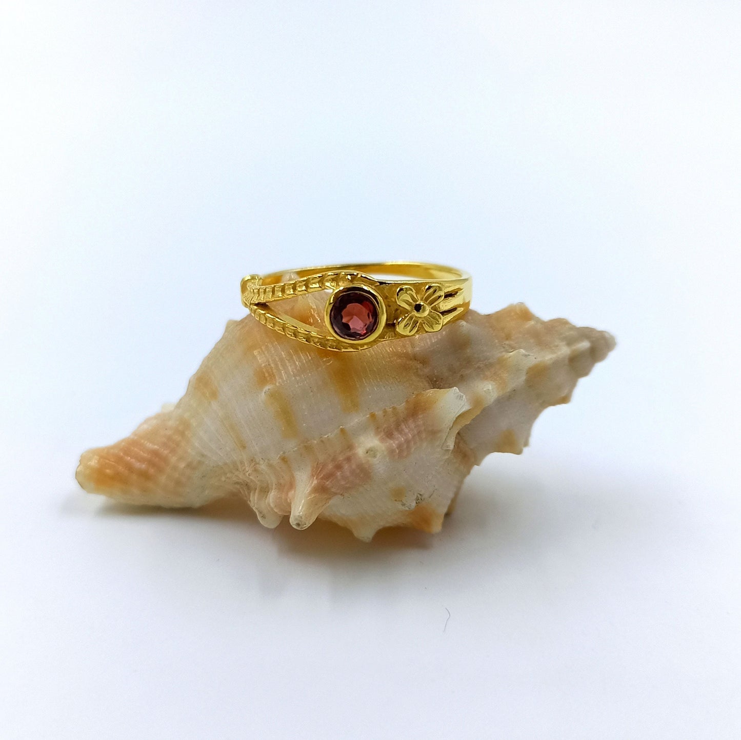 Natural Garnet Ring-Handmade Silver Ring-925 Sterling Silver Ring-Designer Oval Garnet Ring-Gift for her-Anniversary Ring Christmas gift him