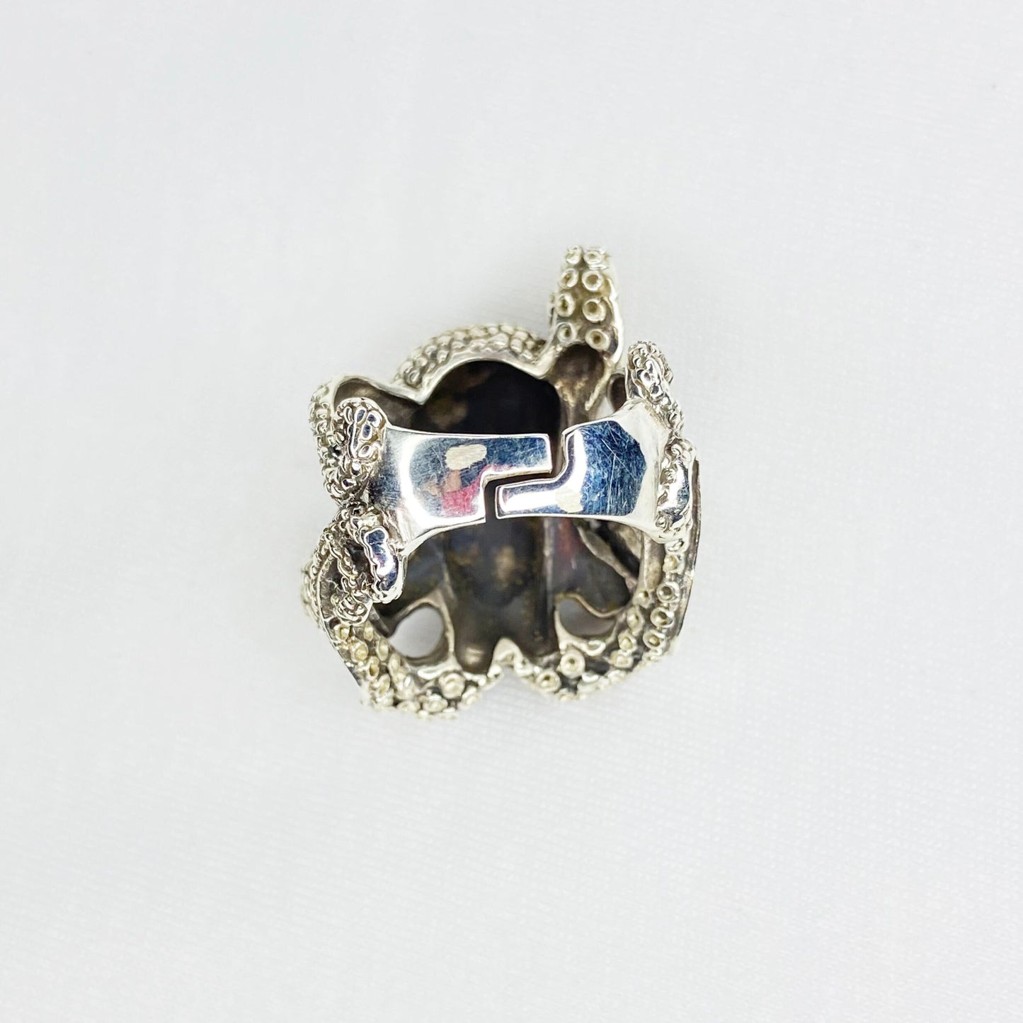 Silver Octopus Punk Ring: Adjustable Gothic Jewelry for Men & Women Gift for him