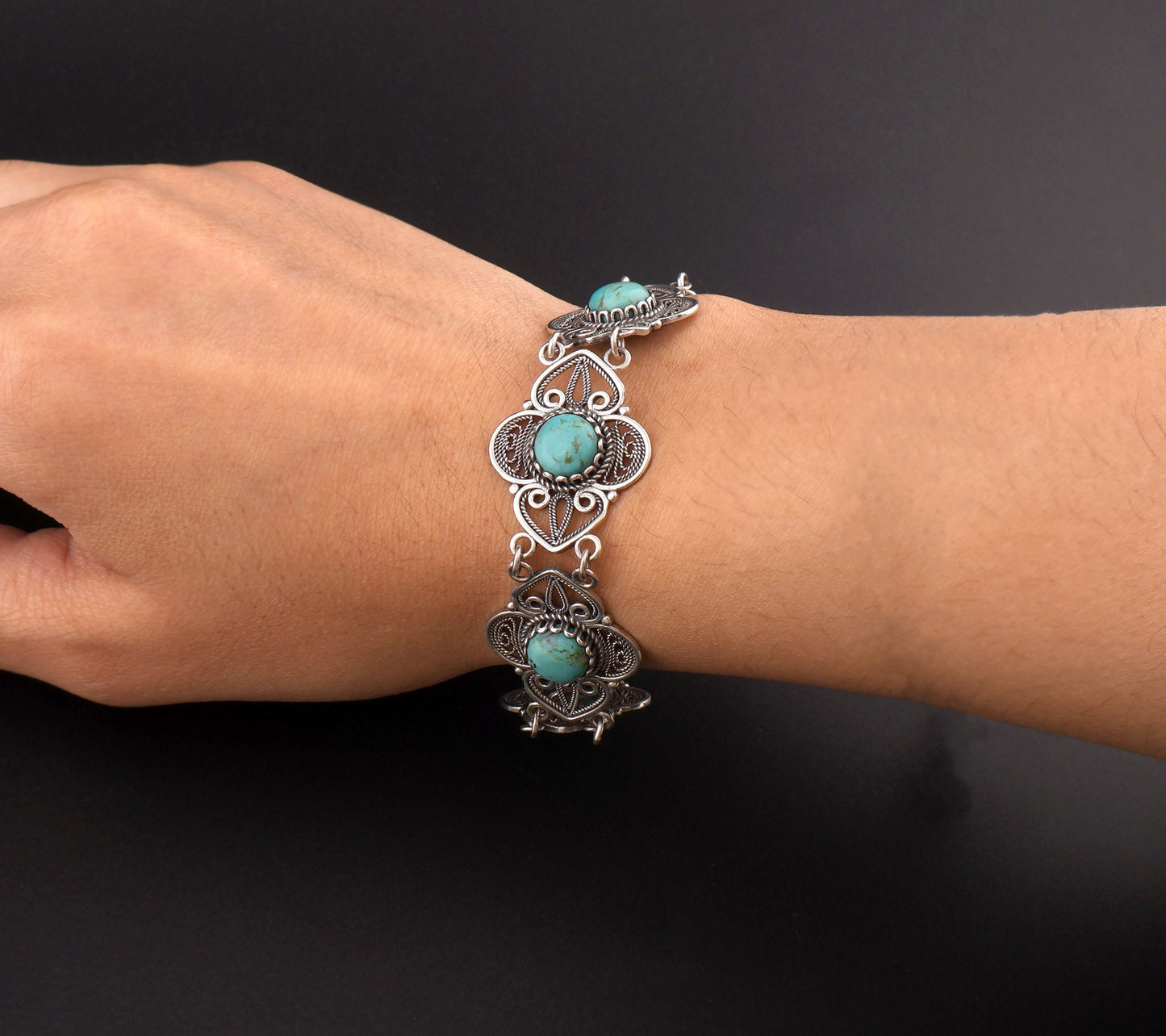 Natural Stone bracelet Vintage Style handmade Silver Bracelet Women Gift Bracelet best gift Christmas gift Handmade Bracelet For Gift