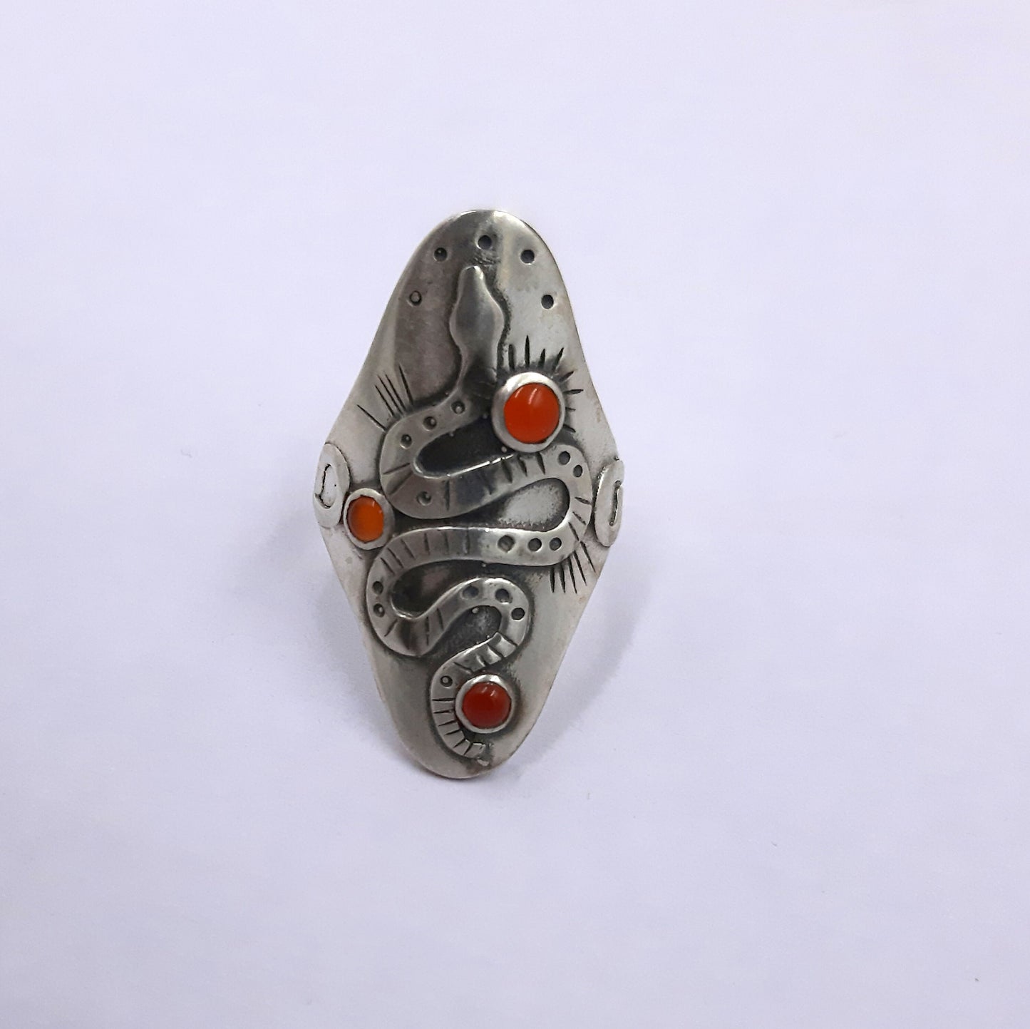 Snake ring turquoise silver ring animal ring boho ring turquoise jewellery snake jewelries Vintage Snake ring with Stone adjustable ring