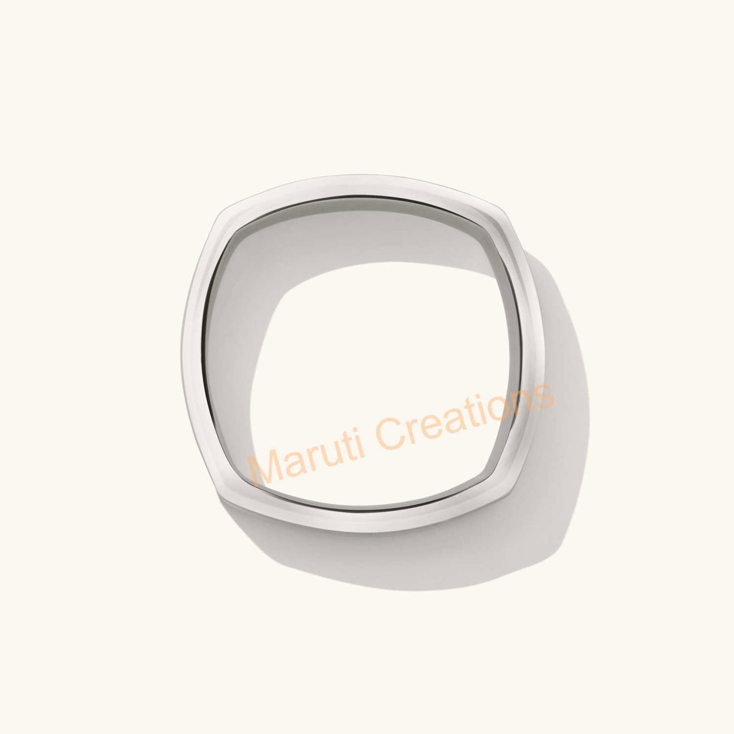 Square Cigar Band Ring Handmade jewelry 925 Solid Sterling Silver | Geometric Cube Ring For Everyday wear