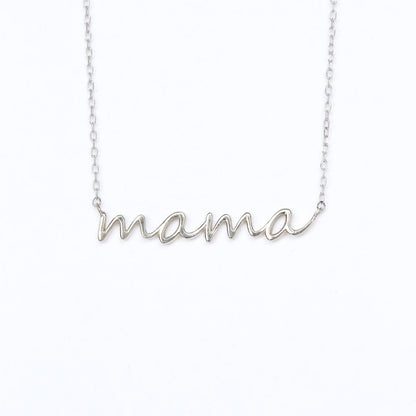 Mama Necklace Custom Name Necklace Personalized Gift for Mama Necklace Engraved Handmade Jewelry Dainty Mama Necklace Mother's Day Gift