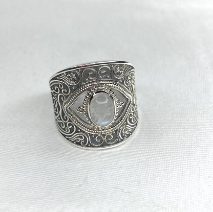 Rainbow Moonstone Ring 925 Sterling Silver Handmade Oval Shape Moonstone Ring Fabulous Top Grade Quality Ring For Boys & Girls