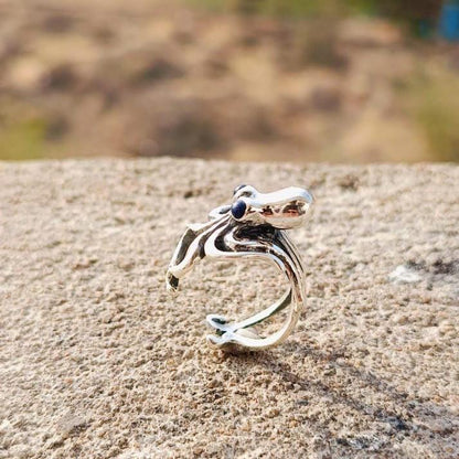 Octopus Onyx Rings 925 Sterling Silver Black Onyx Pinky Signet Ring Handmade jewelry Beautiful Chunky Rings For Boys & Girls