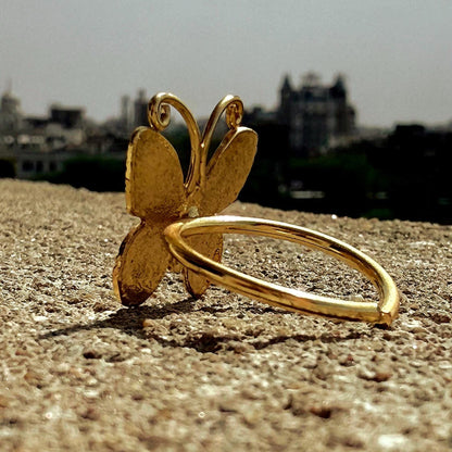 Butterfly Ring * Monarch Ring *  Stacking Band * Symbol of Hope* Adjustable