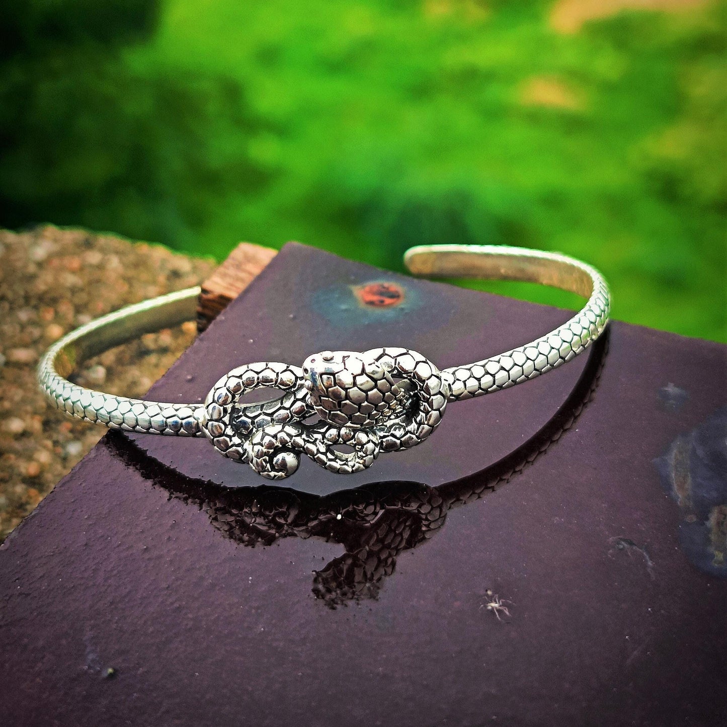 Handmade Snake Cuff Bracelet Unique Adjustable Jewelry Perfect Gift for Her Silver Snake Cuff Bracelet Statement Jewelry Snake Cuff Bangle