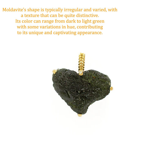 Moldavite Pendant / Moldavite Jewelry / Moldavite Necklace / Tektite Pendant / Authentic Moldavite / Genuine Moldavite / Moldavite Crystal