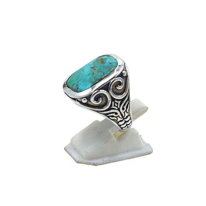Turquoise, Lapis lazuli, Labradorite, Black Onyx Rings 925 Sterling Silver Handmade Ring Natural Gemstone Statement Ring Anniversary Gift