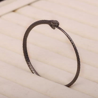 Snake Ouroboros Bangle. Snake Bangle. Snake hoops Animal Lover Gift Serpent Bangle - Snake Bangle -  Animal Bangle Gift for Her Gift for him
