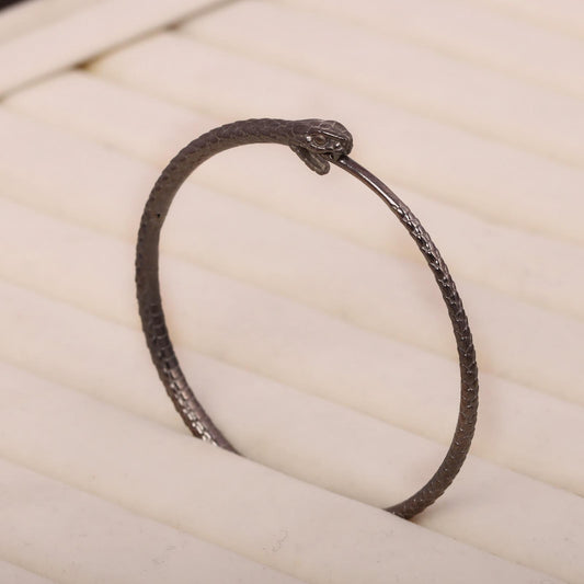 Snake Ouroboros Bangle. Snake Bangle. Snake hoops Animal Lover Gift Serpent Bangle - Snake Bangle -  Animal Bangle Gift for Her Gift for him