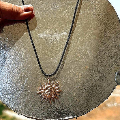 Sun Pendant Necklace Pendant Mens Necklace Womens Sun Star Pendant Jewelry Gift for Boyfriend/girlfriend Gift for Him/her