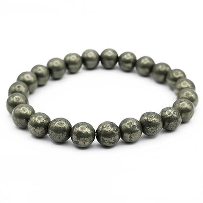 Jools Raw Pyrite Bracelet With Certificate | Attracts Money and Boost Confidence | Astrology Bracelet for Men and Women