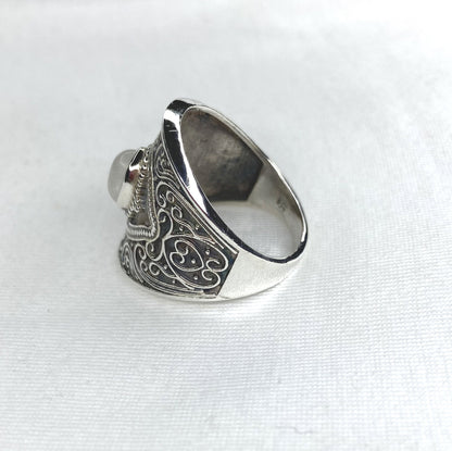Rainbow Moonstone Ring 925 Sterling Silver Handmade Oval Shape Moonstone Ring Fabulous Top Grade Quality Ring For Boys & Girls