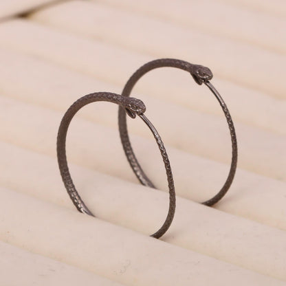 Snake Ouroboros Earrings. Snake Earrings. Snake hoops Animal Lover Gift Serpent Earrings - Snake Earrings -  Animal Earrings - Gift for Her