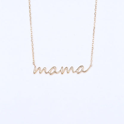 Mama Necklace Custom Name Necklace Personalized Gift for Mama Necklace Engraved Handmade Jewelry Dainty Mama Necklace Mother's Day Gift